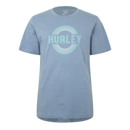 Blue - Front - Hurley Mens Big Logo T-Shirt