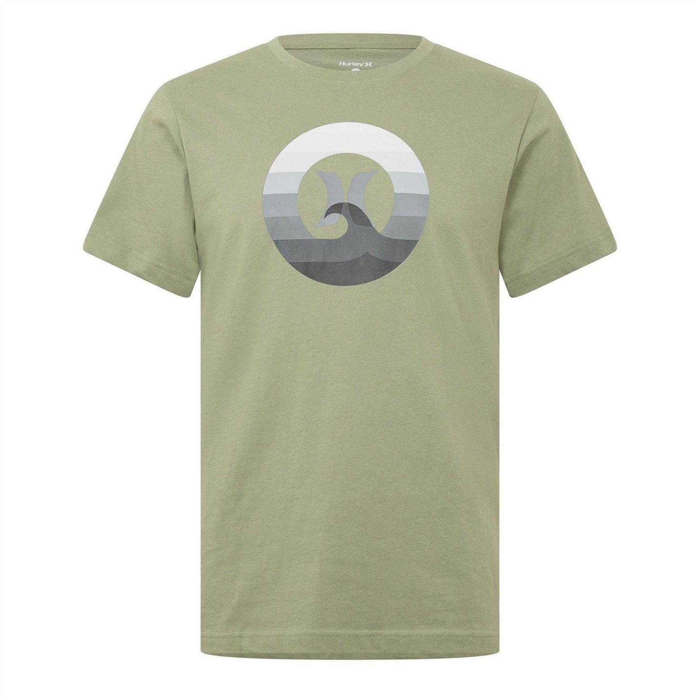Brown - Front - Hurley Mens Wave T-Shirt