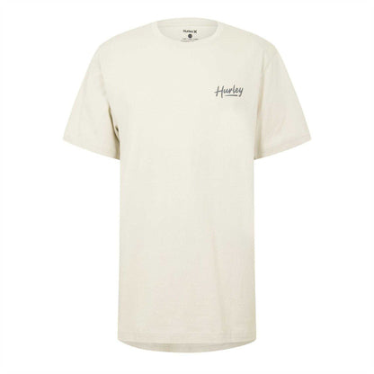 Cream - Front - Hurley Mens Beer Run T-Shirt