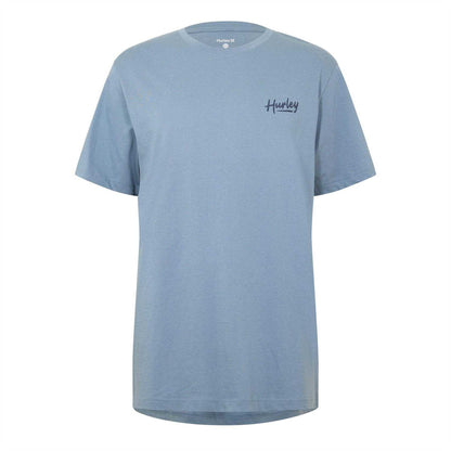 Blue - Front - Hurley Mens Beer Run T-Shirt
