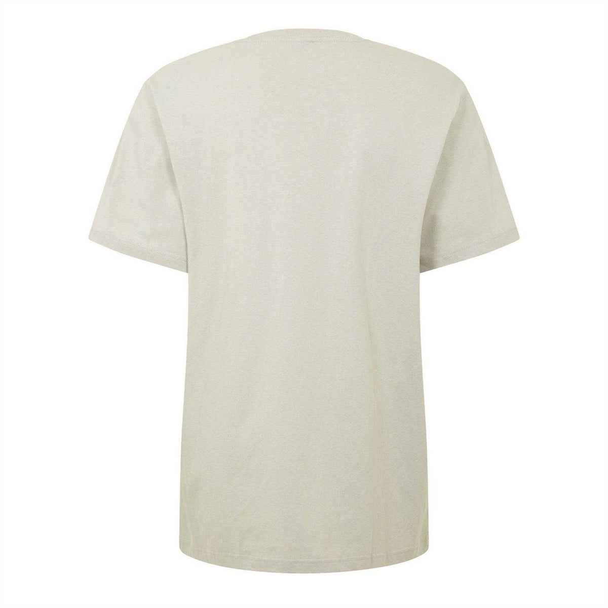 Grey - Back - Hurley Mens Curved Logo T-Shirt
