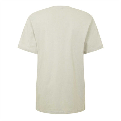 Grey - Back - Hurley Mens Curved Logo T-Shirt