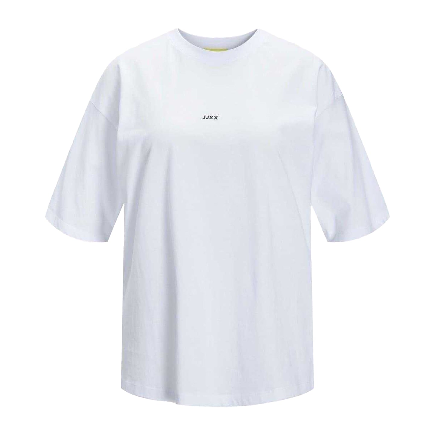 Bright White - Front - JJXX Womens-Ladies Logo Loose T-Shirt