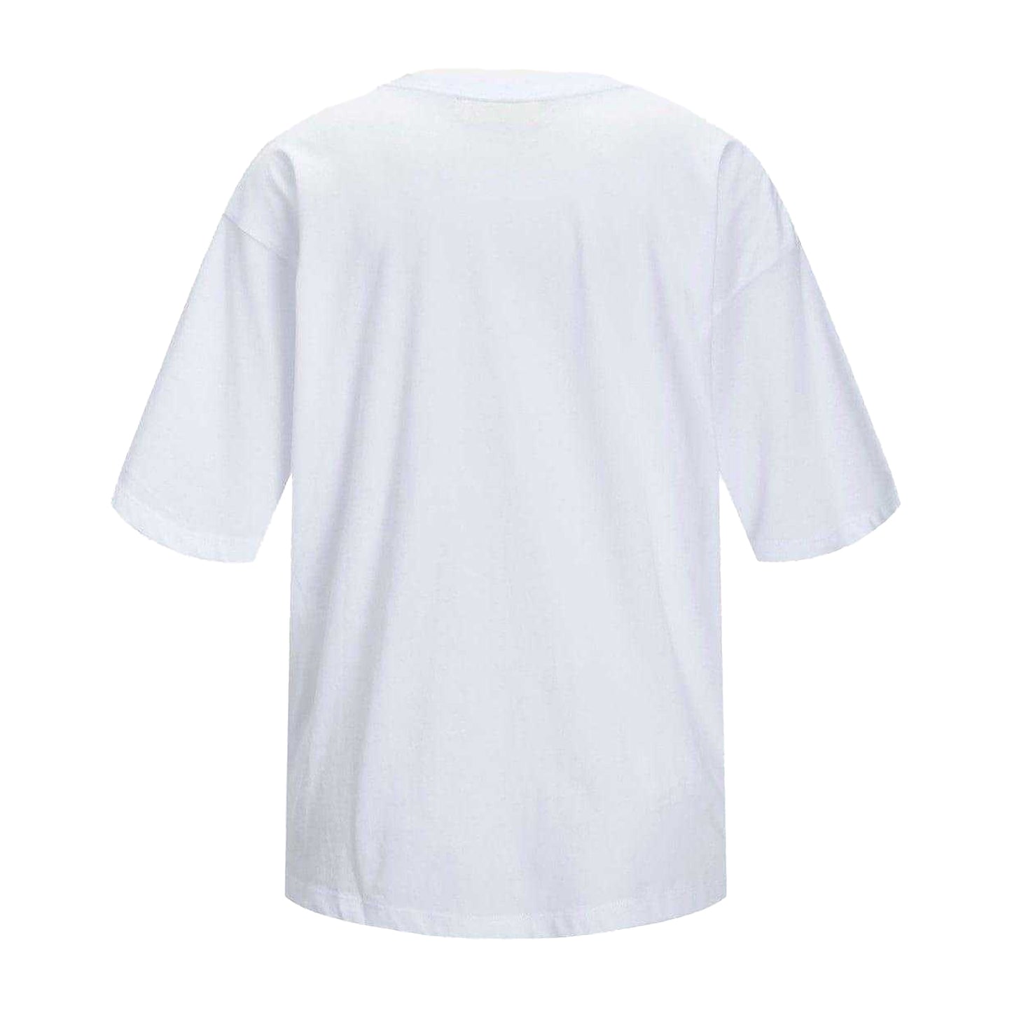 Bright White - Back - JJXX Womens-Ladies Logo Loose T-Shirt