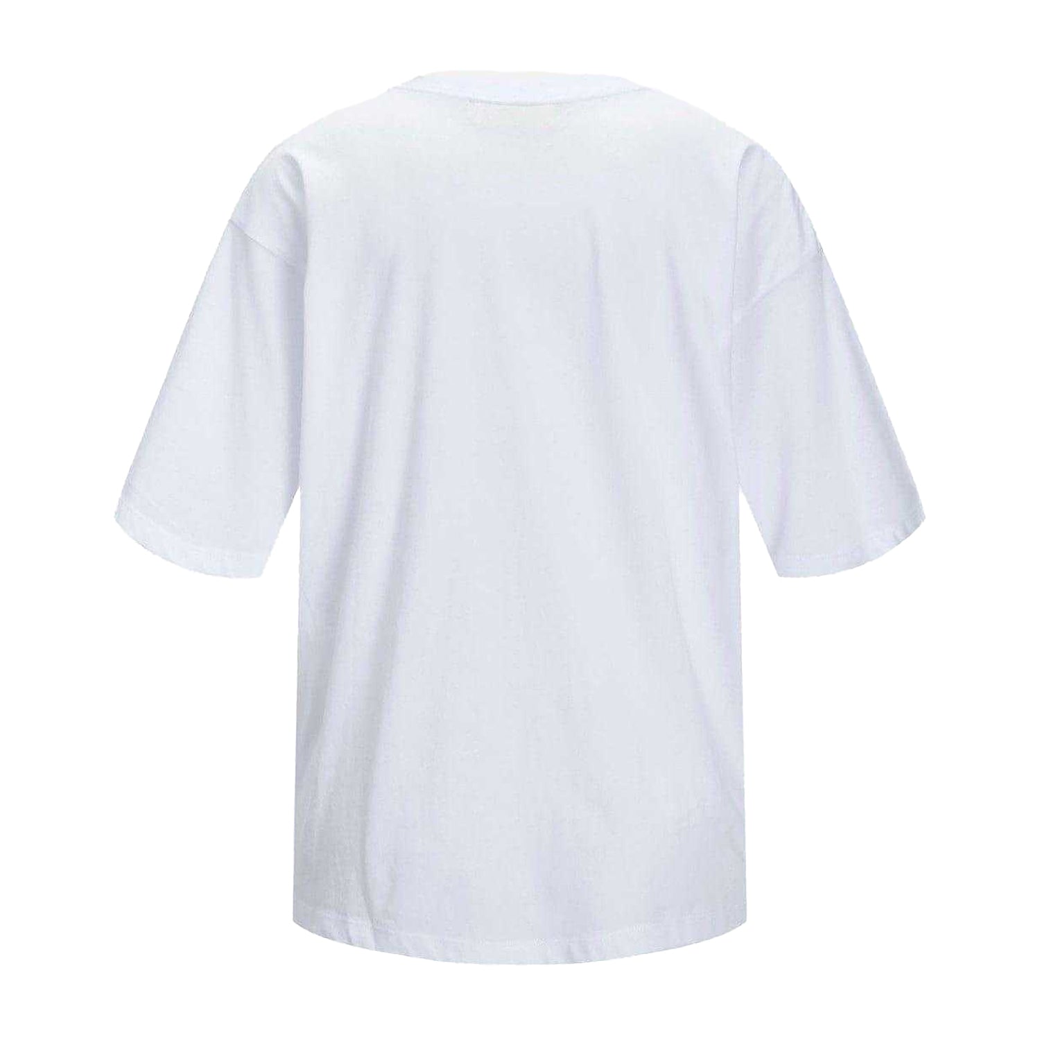 Bright White - Back - JJXX Womens-Ladies Logo Loose T-Shirt