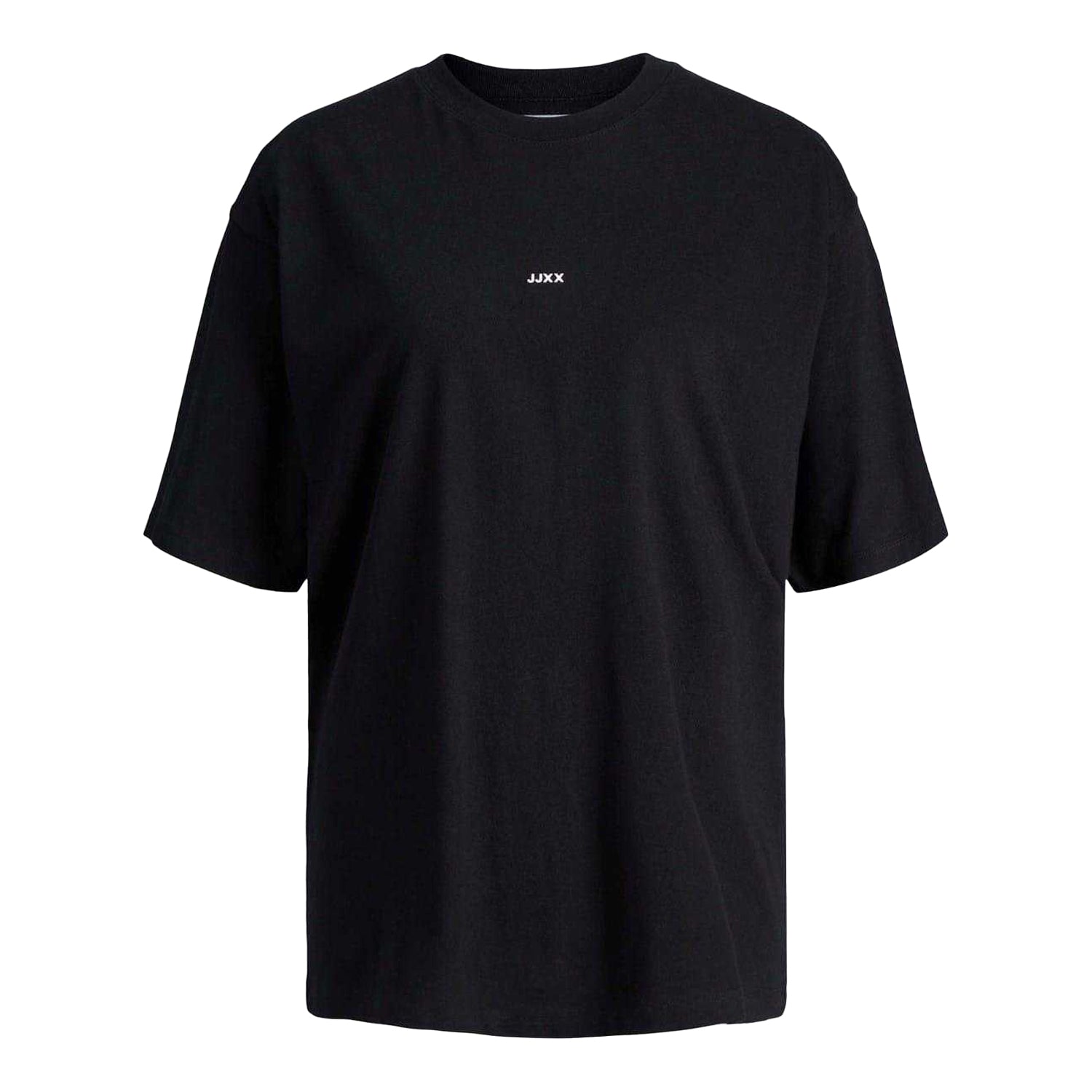 Black - Front - JJXX Womens-Ladies Logo Loose T-Shirt
