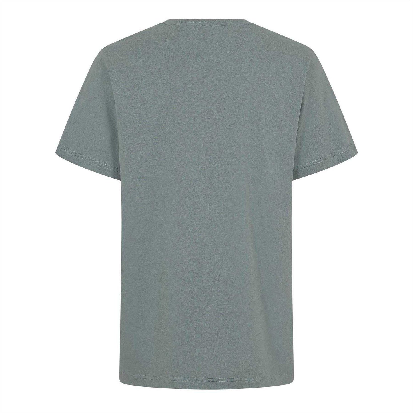 Grey - Back - Hurley Mens Big Logo T-Shirt