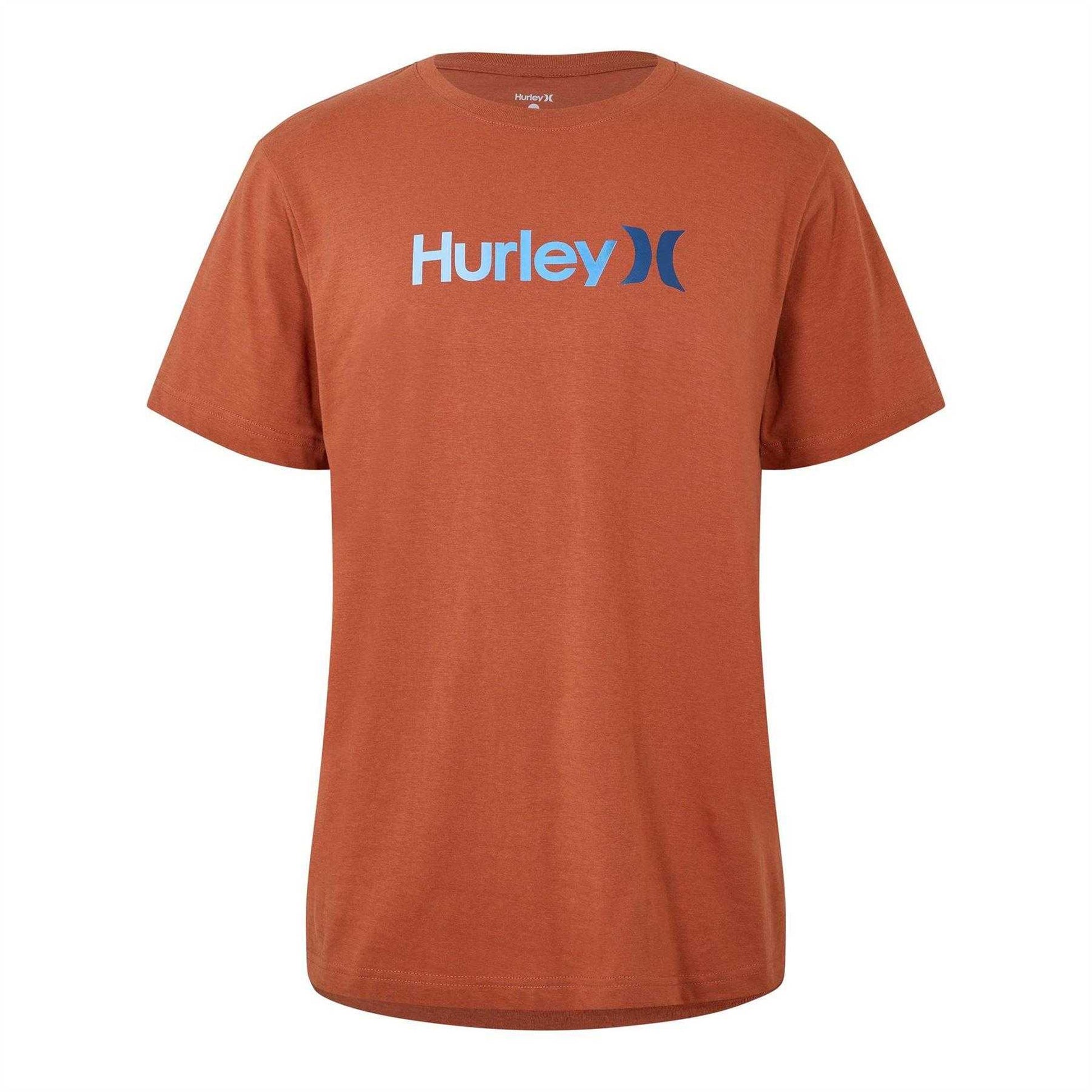 Red - Front - Hurley Mens Big Logo T-Shirt