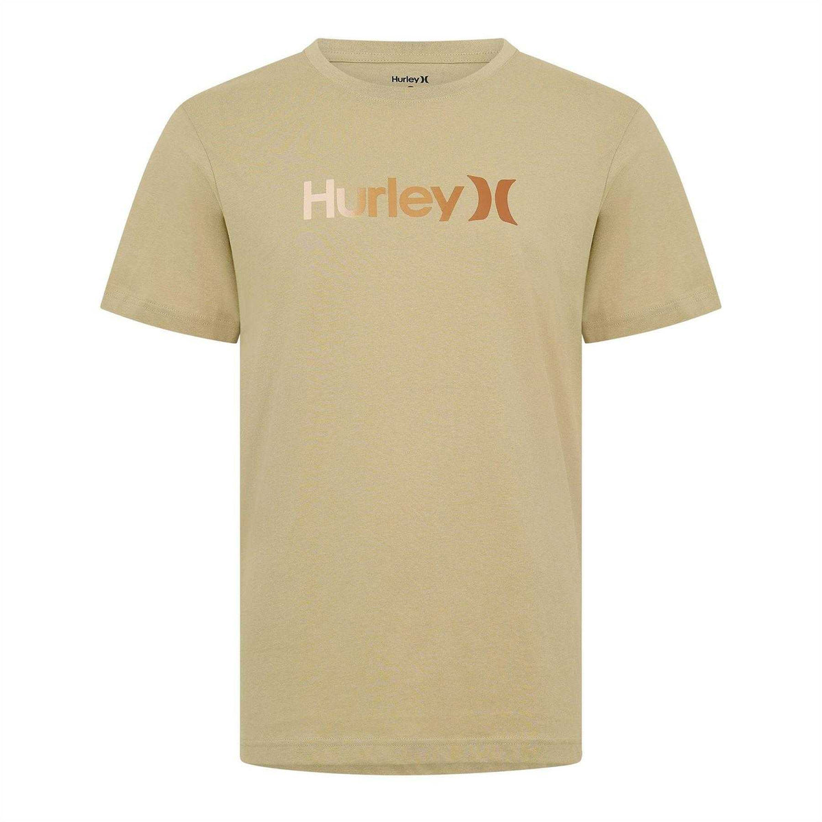 Brown - Front - Hurley Mens Big Logo T-Shirt