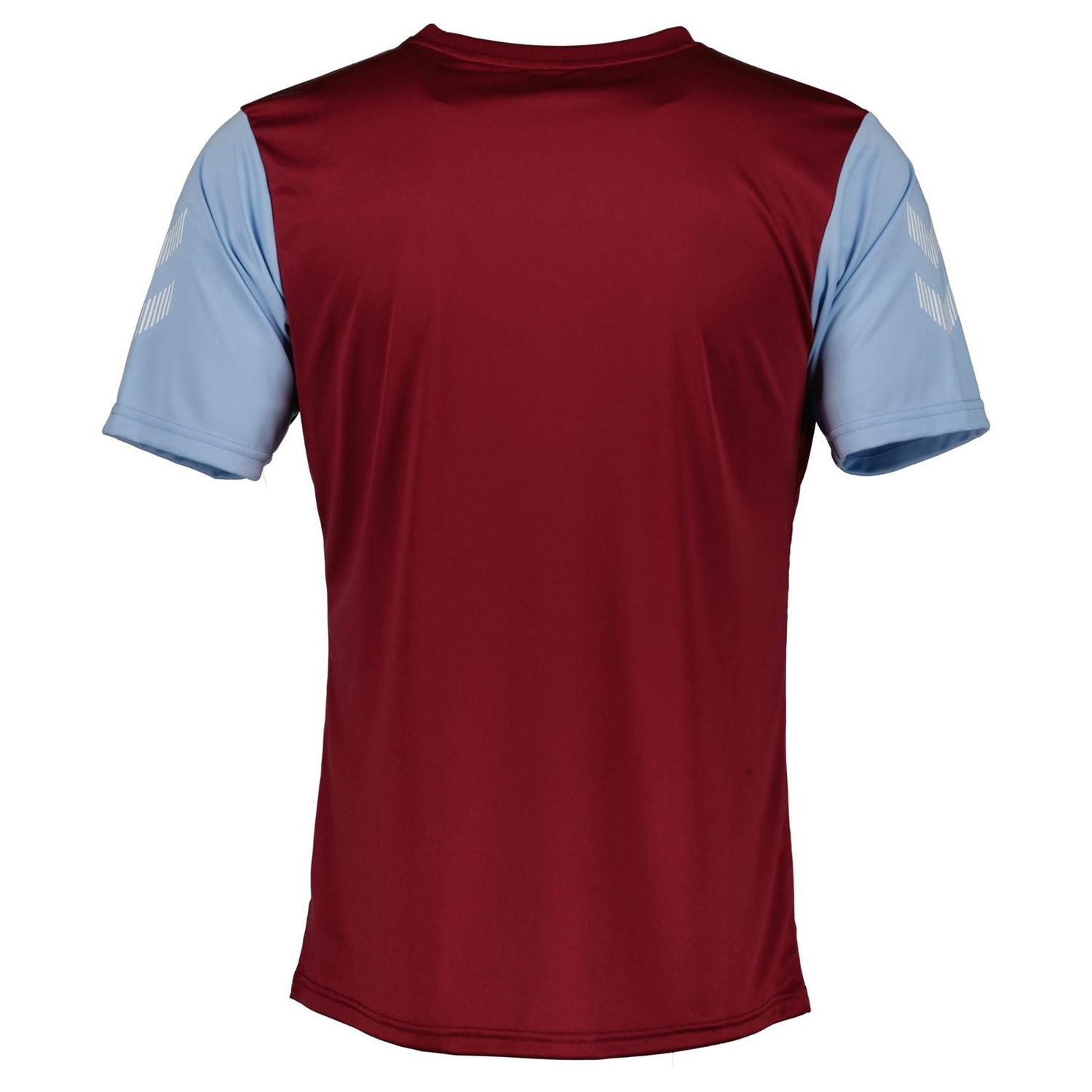 Maroon - Back - Hummel Childrens-Kids Logo Crew Neck Match T-Shirt
