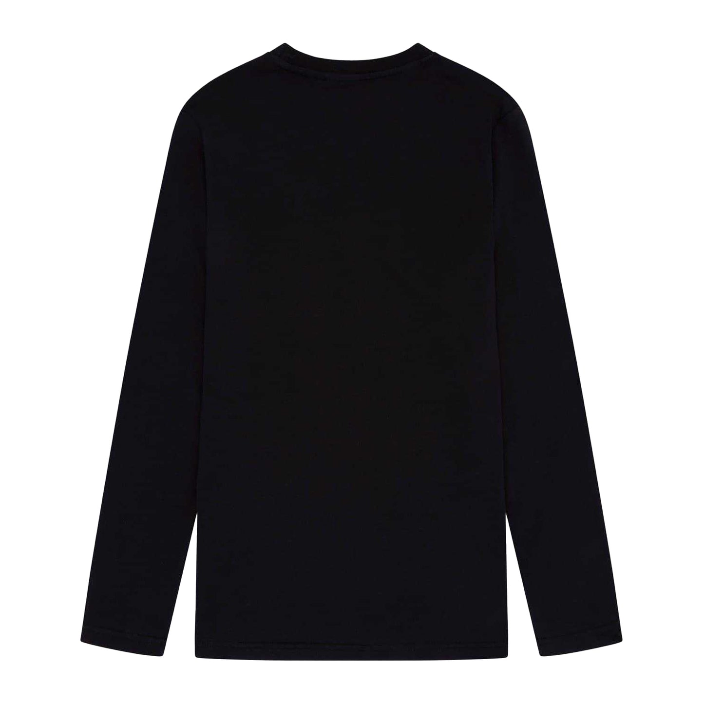 Black - Back - Fenchurch Mens Billings Long-Sleeved T-Shirt