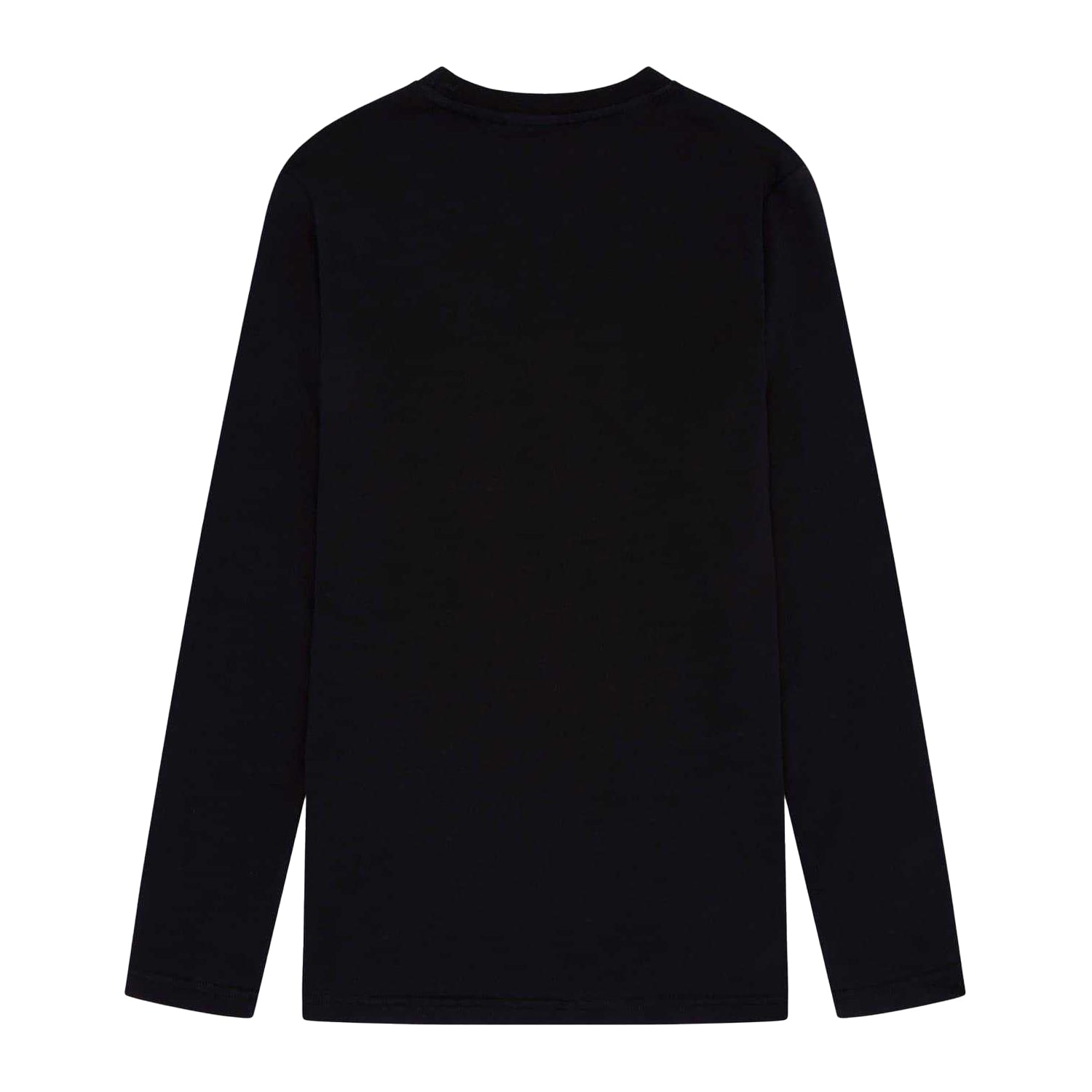Black - Back - Fenchurch Mens Billings Long-Sleeved T-Shirt