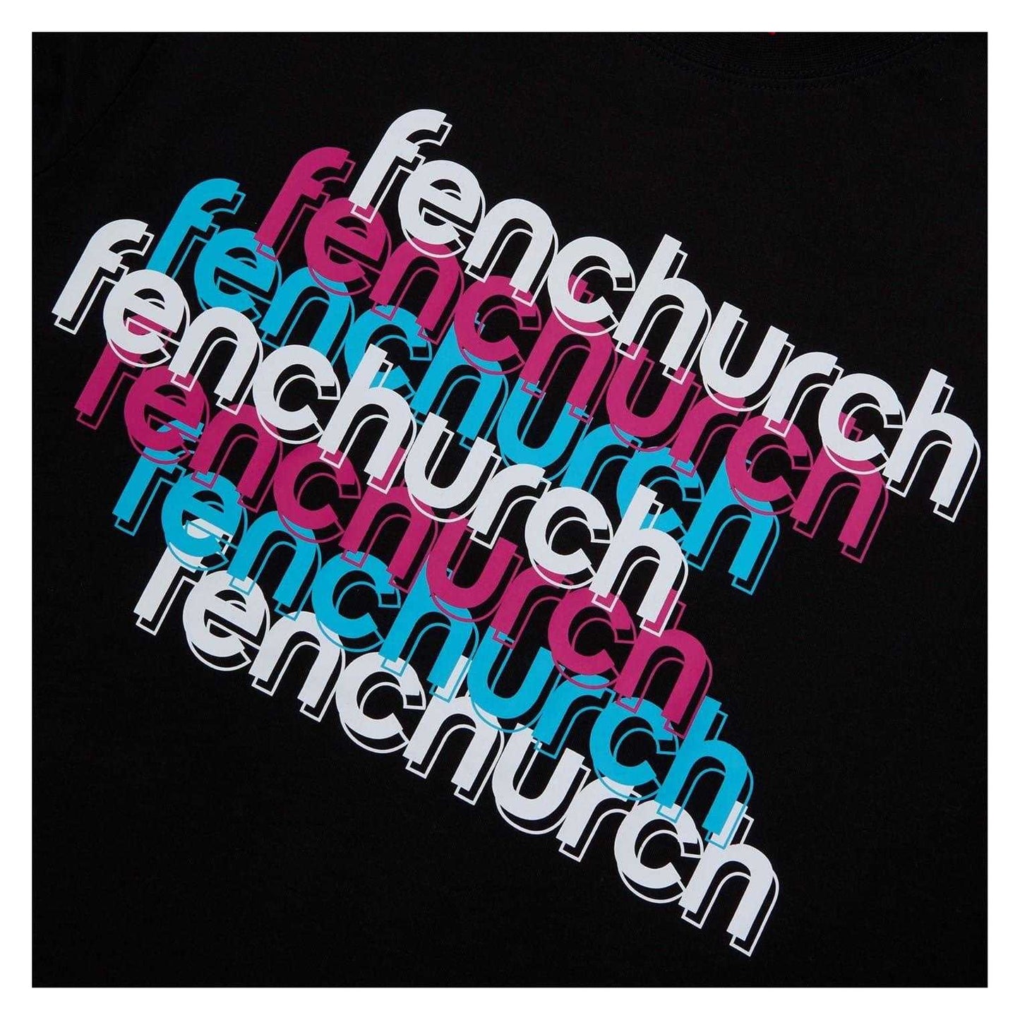 Black - Side - Fenchurch Mens Billings Long-Sleeved T-Shirt