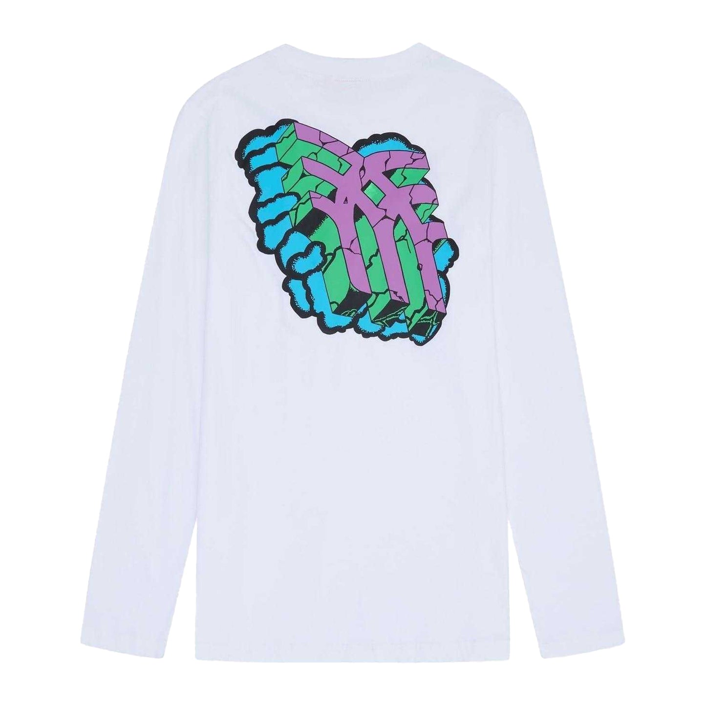 White - Back - Fenchurch Mens Spencer Long-Sleeved T-Shirt