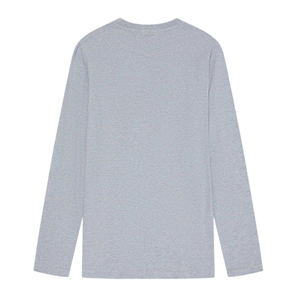 Grey Marl - Back - Fenchurch Mens Philpot Long-Sleeved T-Shirt