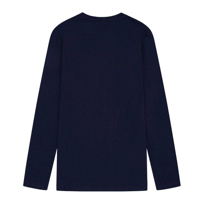 Navy - Back - Fenchurch Mens Aspinall Big Logo T-Shirt