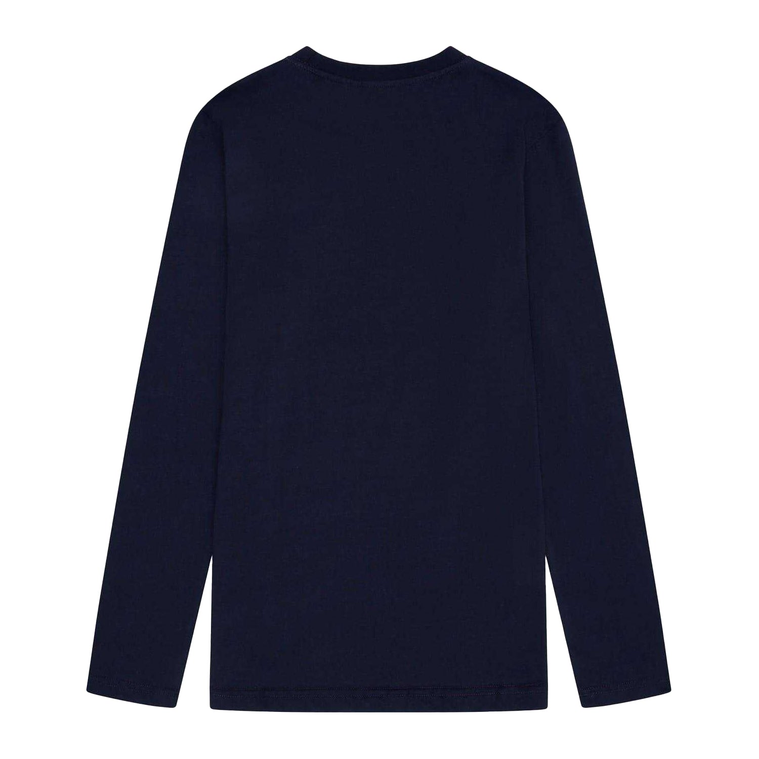 Navy - Back - Fenchurch Mens Wentworth Big Logo T-Shirt