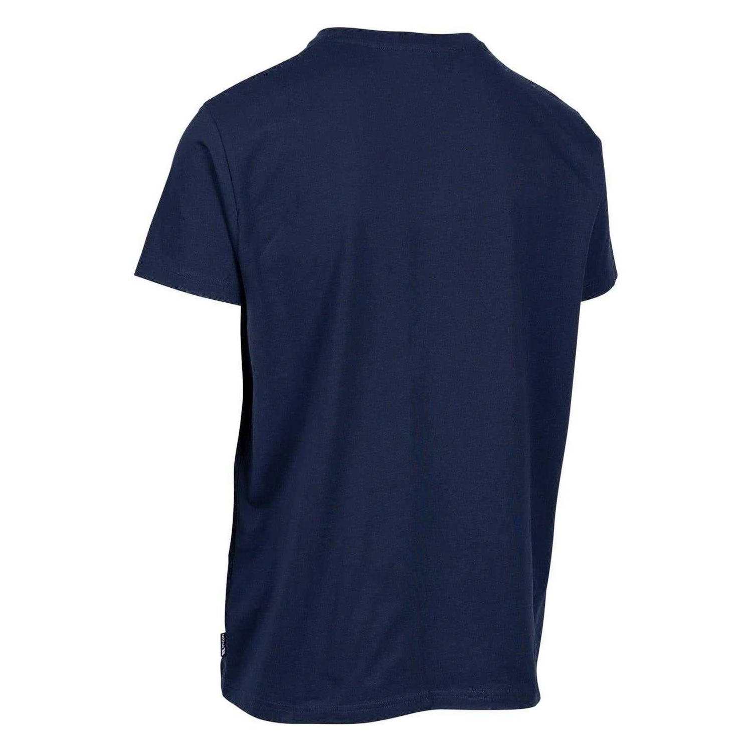 Navy - Back - Trespass Mens Bicycle Crew Neck Regular Short-Sleeved T-Shirt