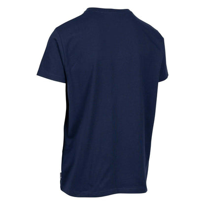 Navy - Back - Trespass Mens Bicycle Crew Neck Regular Short-Sleeved T-Shirt