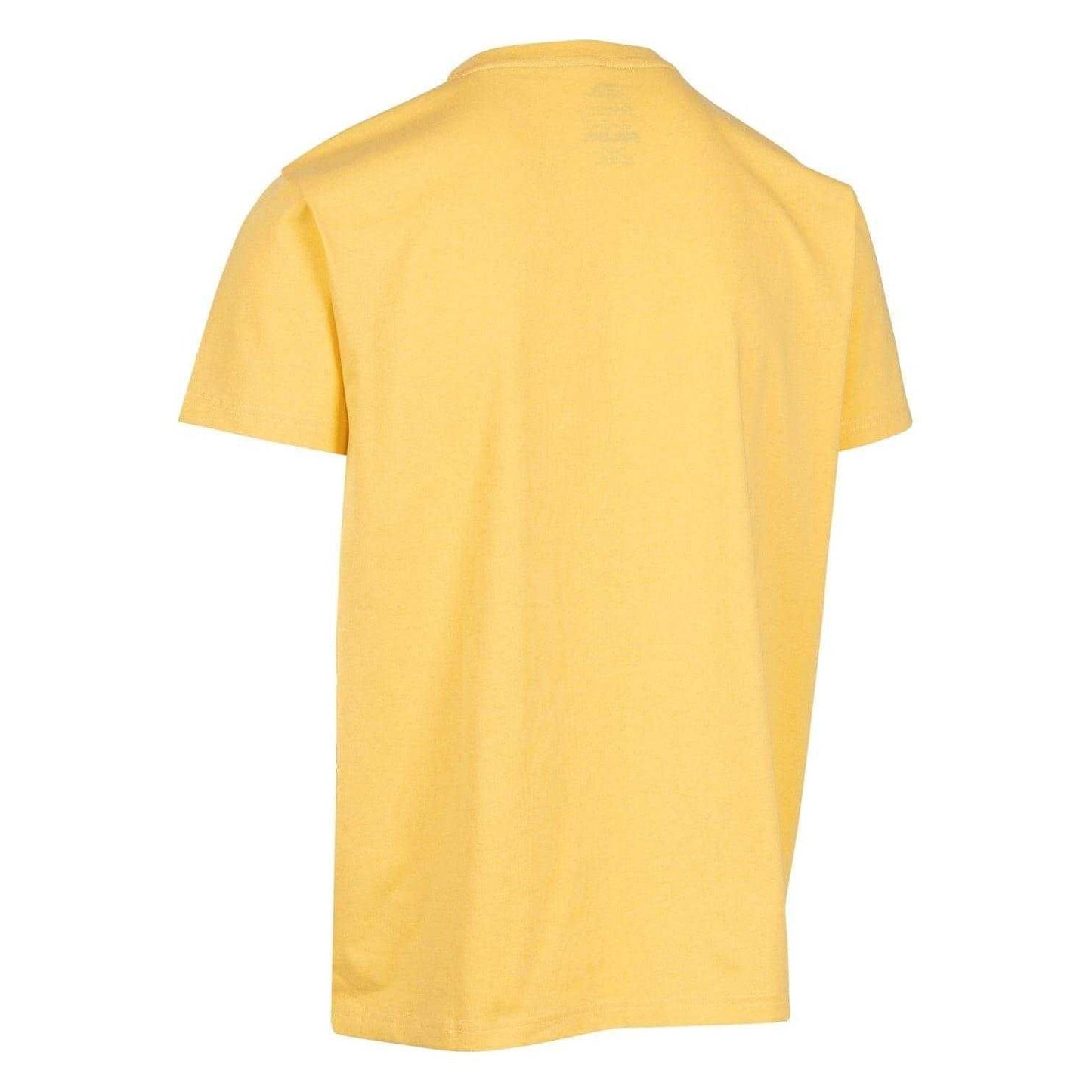 Pale Maize - Back - Trespass Mens Bicycle Crew Neck Regular Short-Sleeved T-Shirt