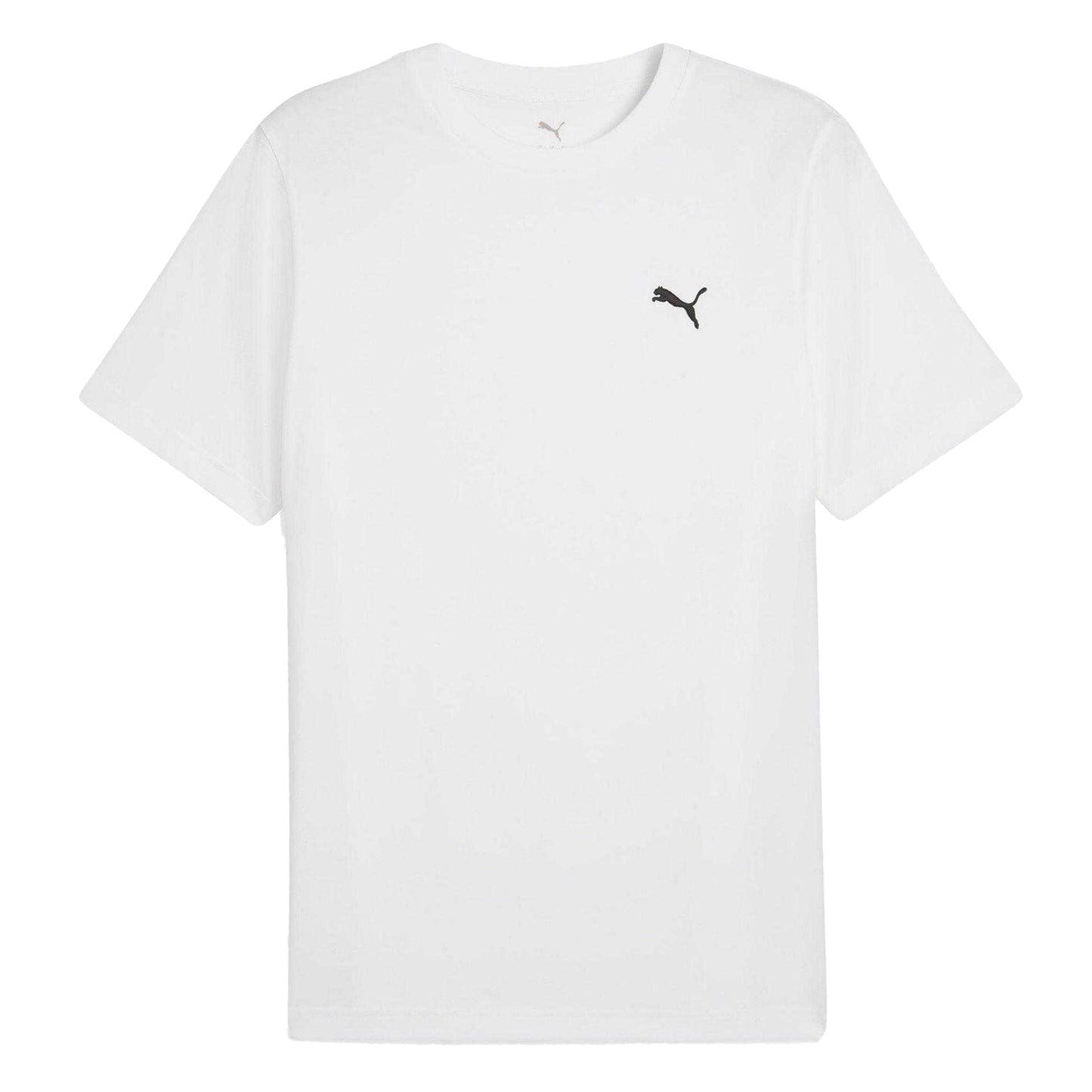 Puma White - Front - Puma Mens Small Logo Regular T-Shirt