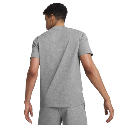 Navy - Front - Puma Mens Small Logo Regular T-Shirt