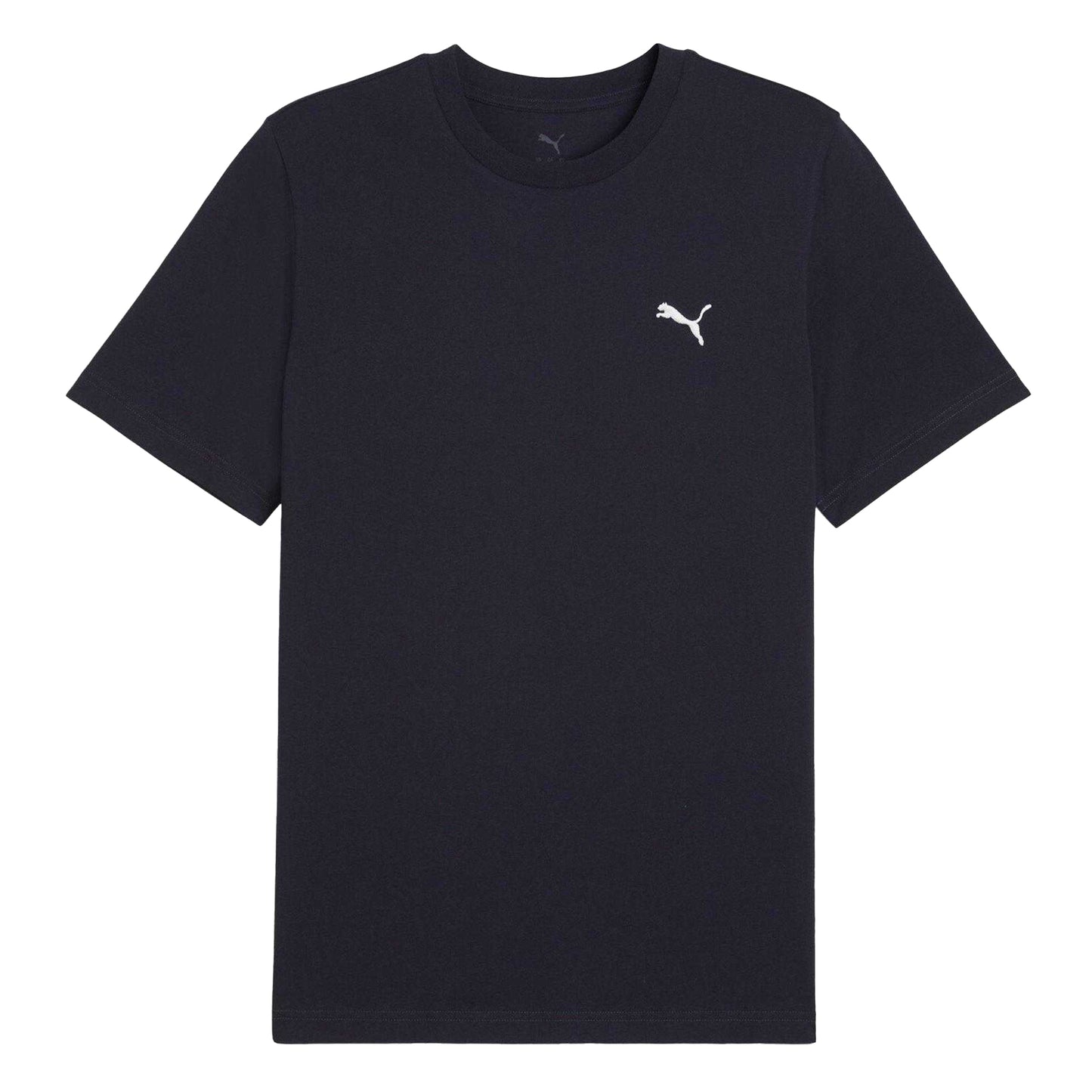 Navy - Back - Puma Mens Small Logo Regular T-Shirt