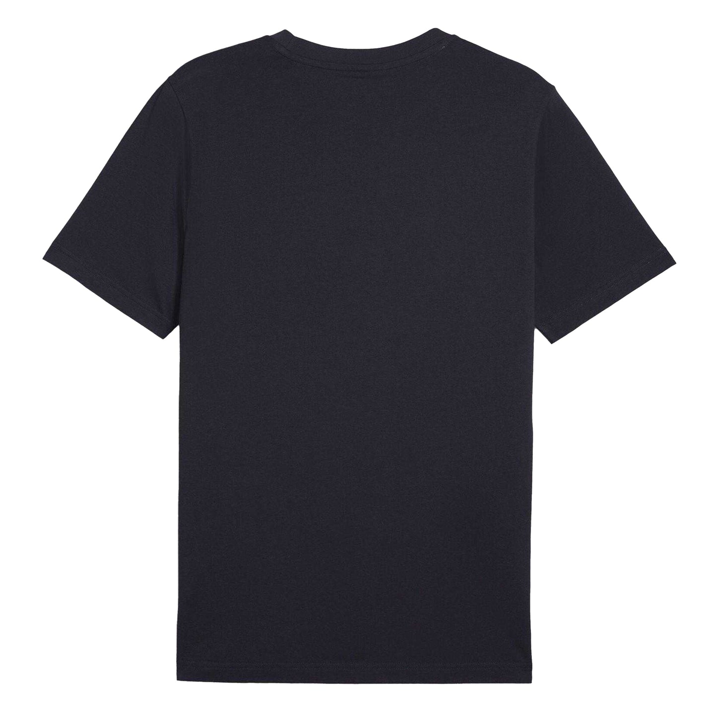 Navy - Side - Puma Mens Small Logo Regular T-Shirt