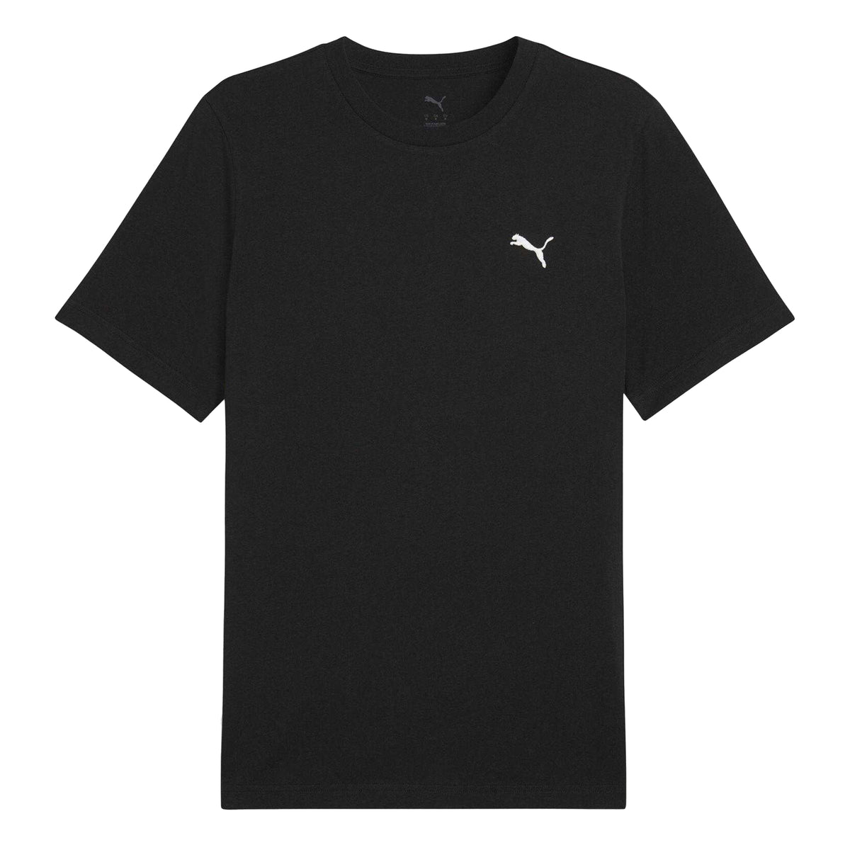 Puma Black - Front - Puma Mens Small Logo Regular T-Shirt