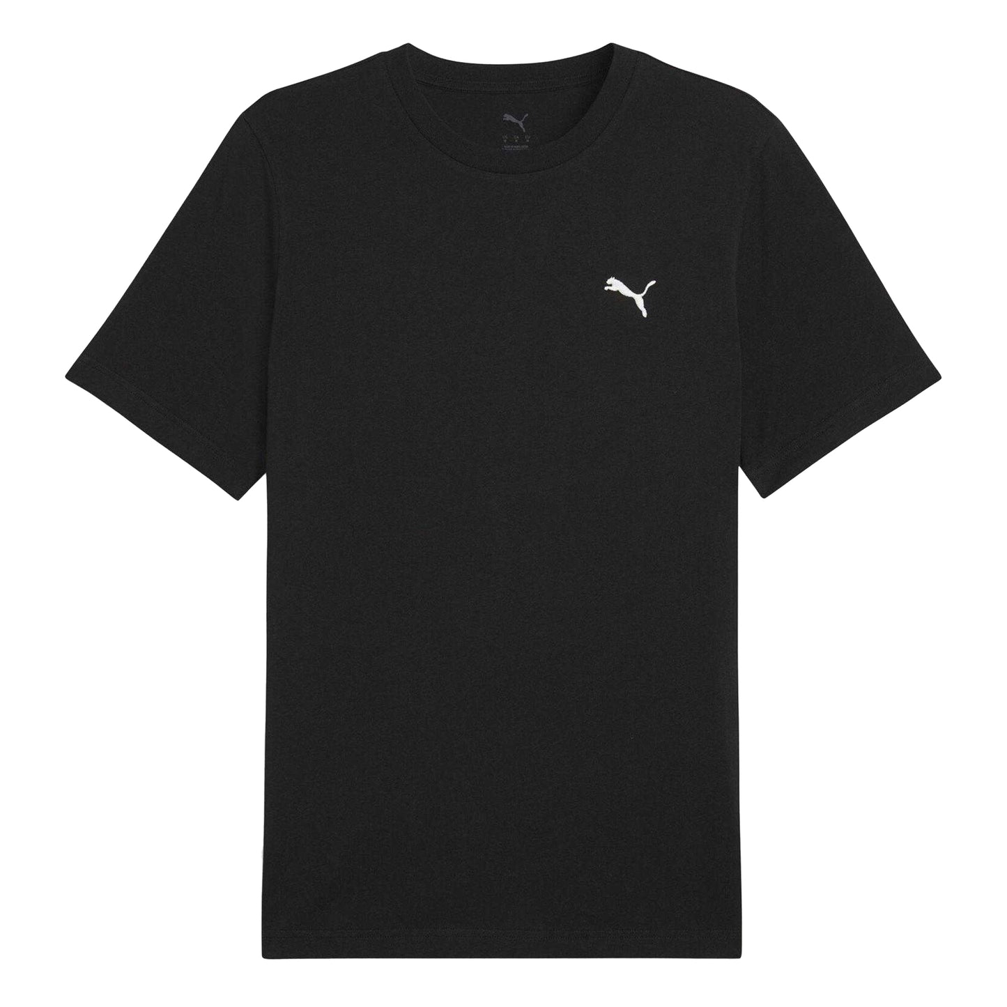 Puma Black - Front - Puma Mens Small Logo Regular T-Shirt