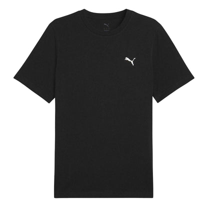 Puma Black - Front - Puma Mens Small Logo Regular T-Shirt