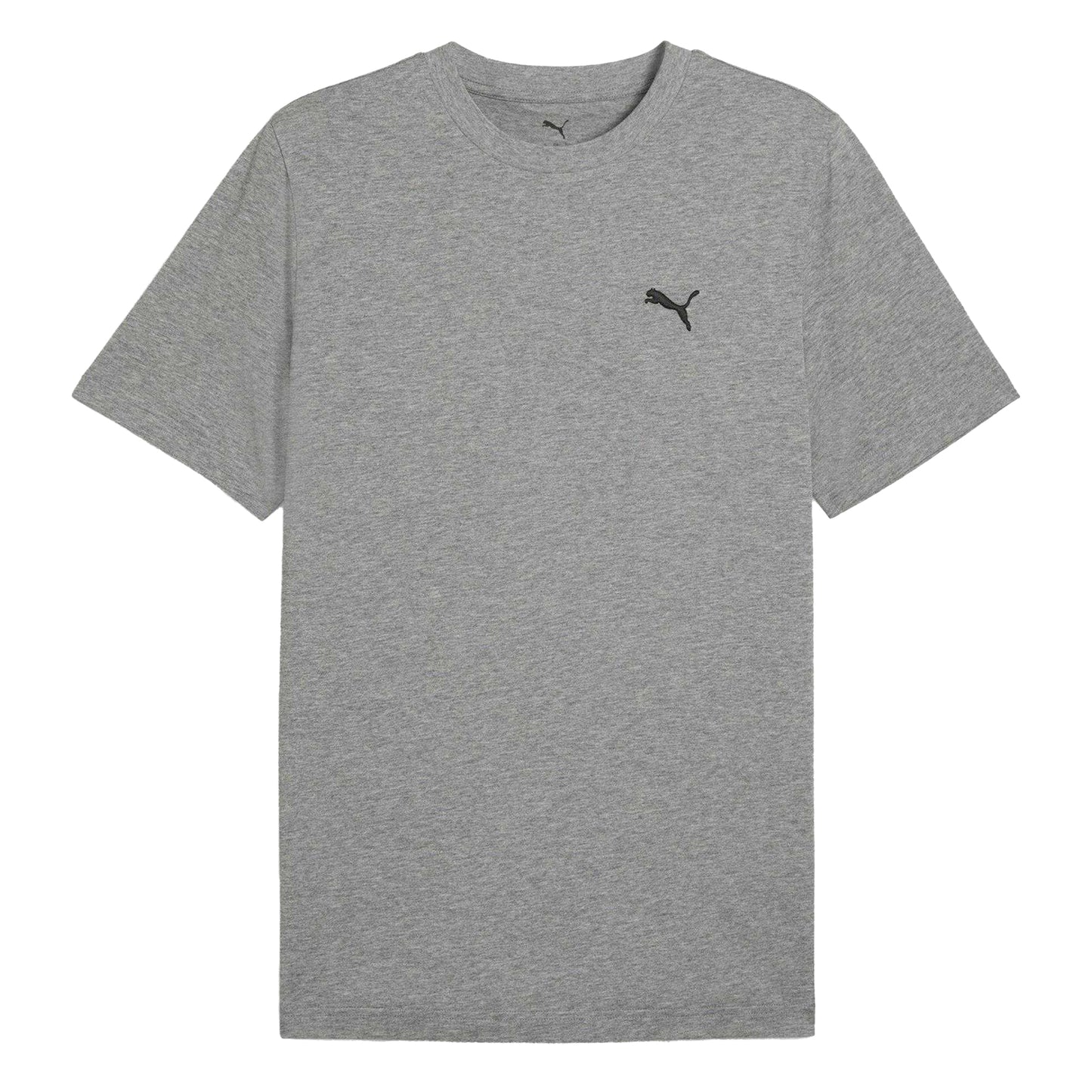Medium Grey - Front - Puma Mens Small Logo Regular T-Shirt