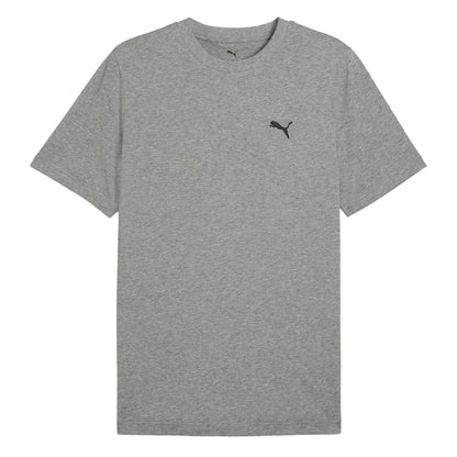 Medium Grey - Front - Puma Mens Small Logo Regular T-Shirt