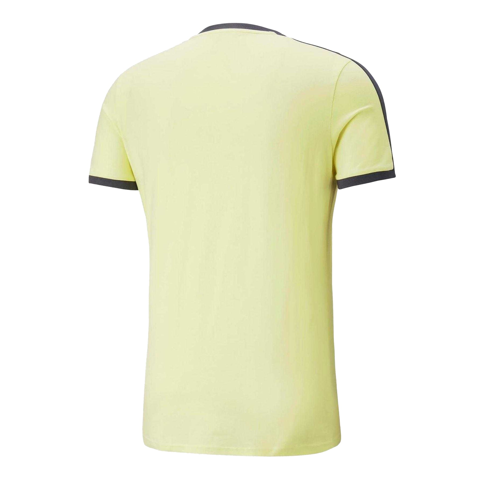 Yellow - Back - Puma Mens Ftblheritage  T7 Manchester City FC T-Shirt
