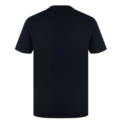 Black - Back - Lee Cooper Mens Essentials Small Logo Crew Neck T-Shirt