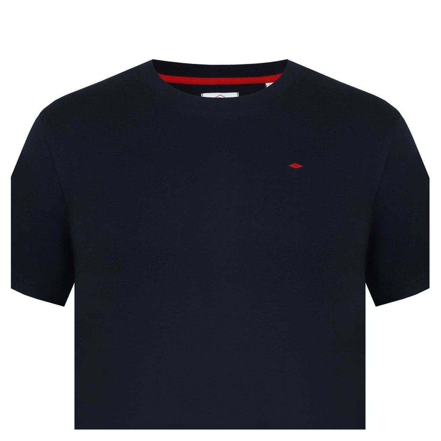 Black - Lifestyle - Lee Cooper Mens Essentials Small Logo Crew Neck T-Shirt