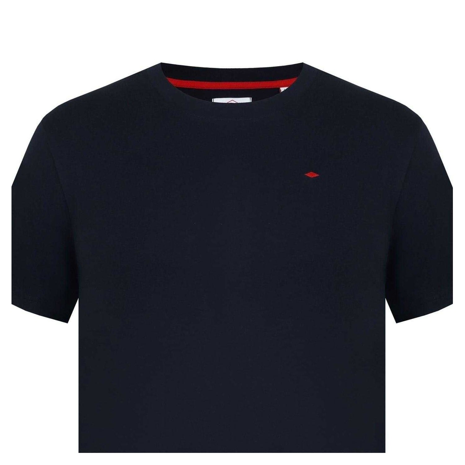 Black - Lifestyle - Lee Cooper Mens Essentials Small Logo Crew Neck T-Shirt