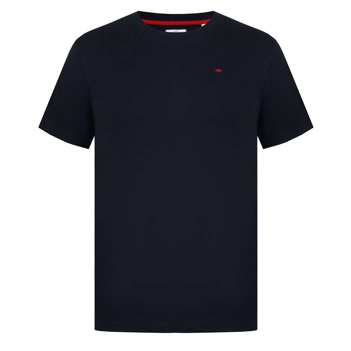 Black - Front - Lee Cooper Mens Essentials Small Logo Crew Neck T-Shirt