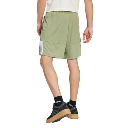 Green-White - Back - Adidas Mens Sereno Training Shorts