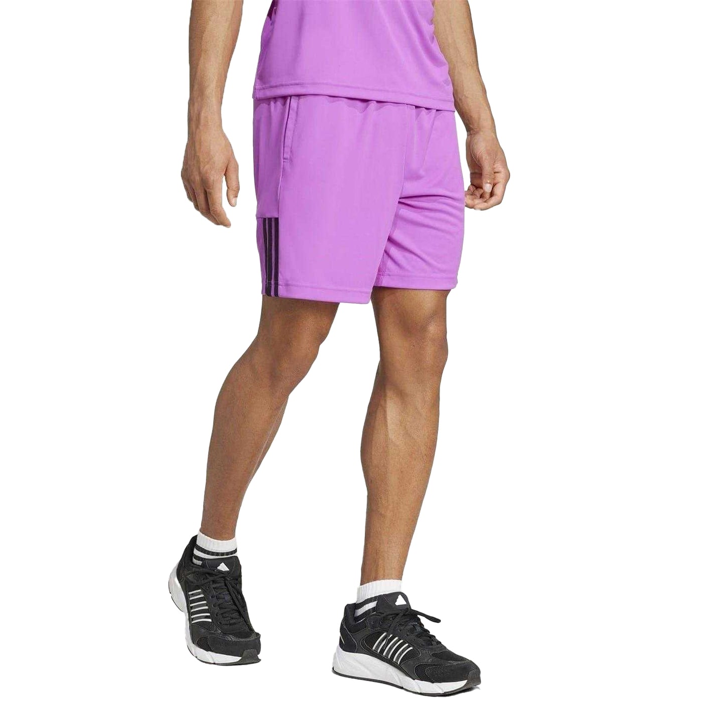 Purple-Black - Lifestyle - Adidas Mens Sereno Training Shorts