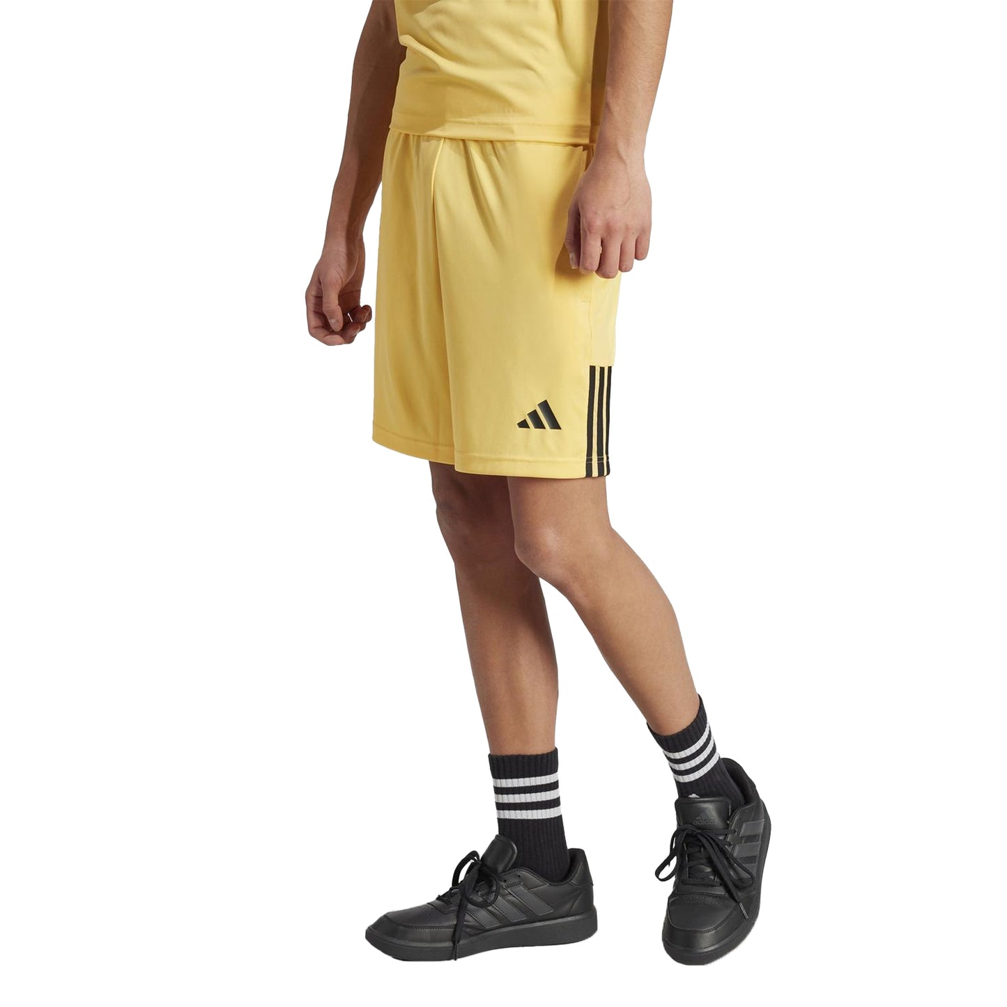 Yellow - Side - Adidas Mens Sereno Training Shorts
