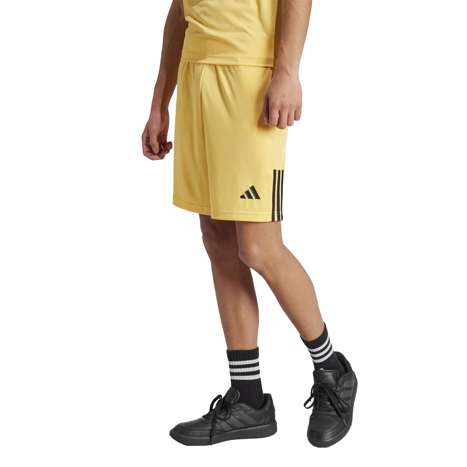 Yellow - Side - Adidas Mens Sereno Training Shorts