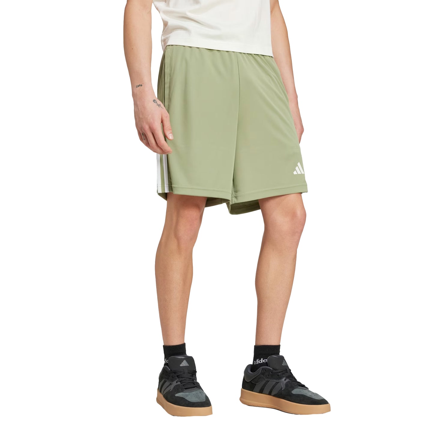 Green-White - Lifestyle - Adidas Mens Sereno Training Shorts