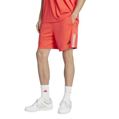 Lucid Red-White - Side - Adidas Mens Sereno Training Shorts