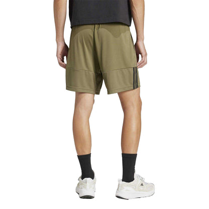Olive Strata - Back - Adidas Mens Sereno Training Shorts