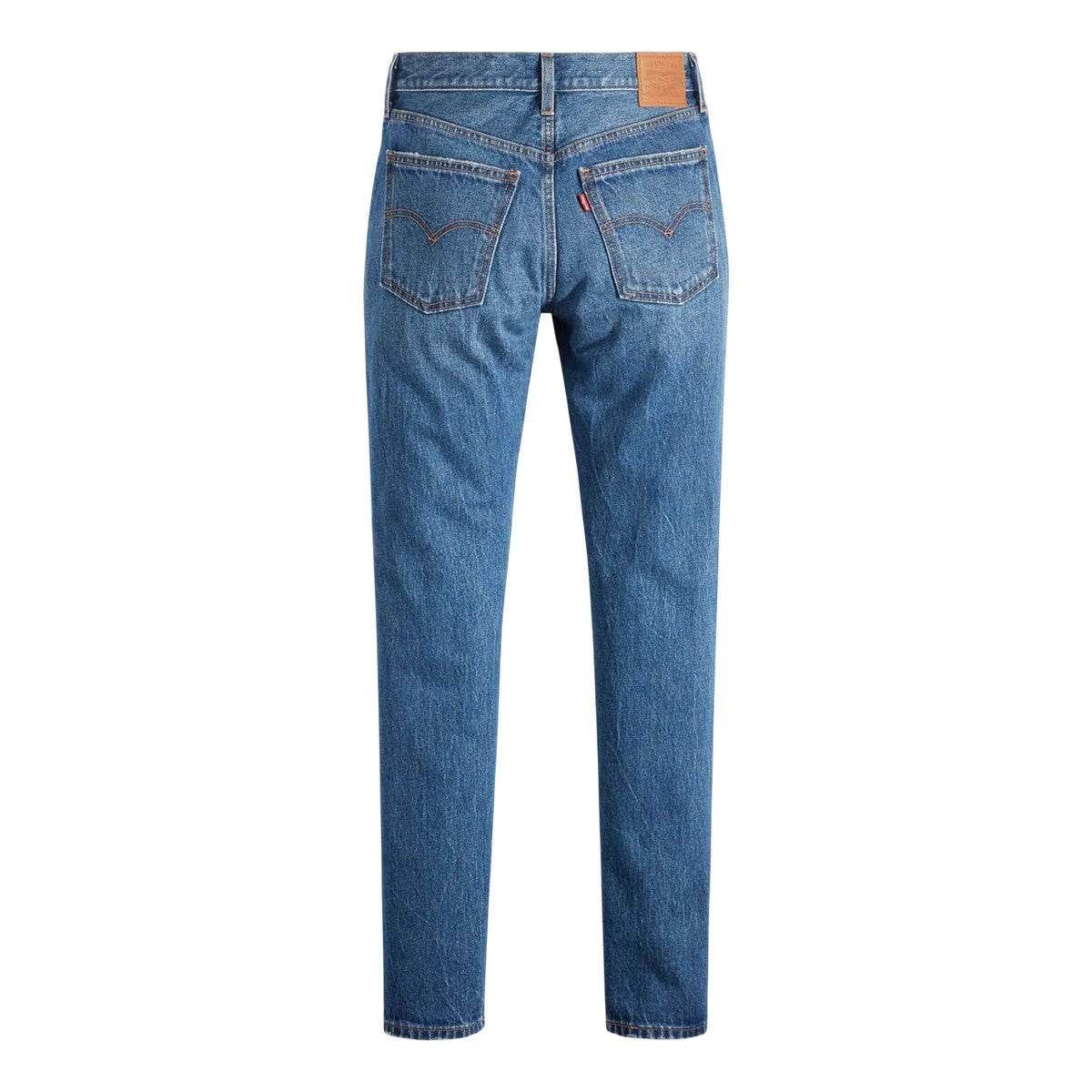 Denim - Back - Levis Womens-Ladies Middy Straight Jeans