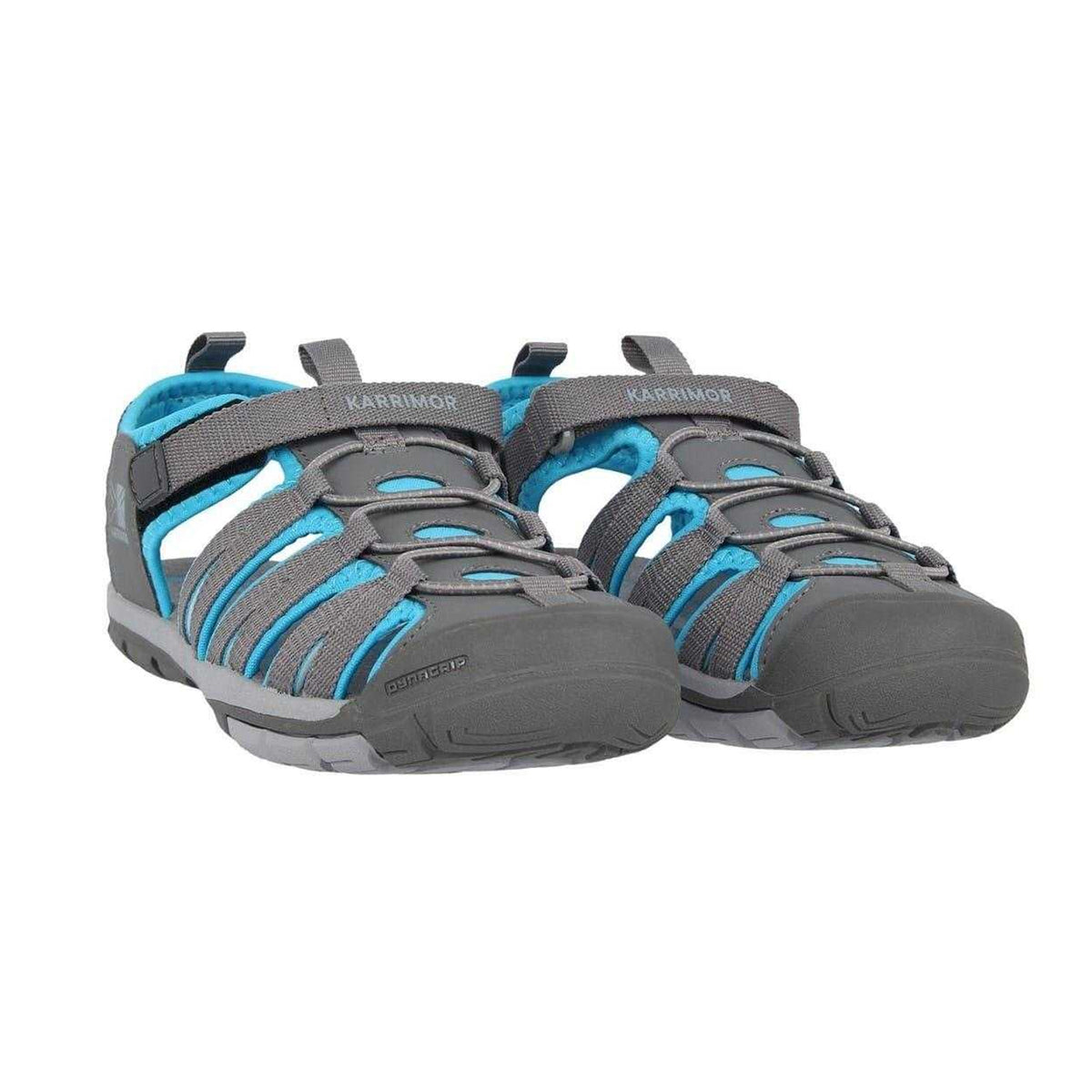 Grey-Blue - Pack Shot - Karrimor Childrens-Kids Ithaca Closed Toe Walking Sandals