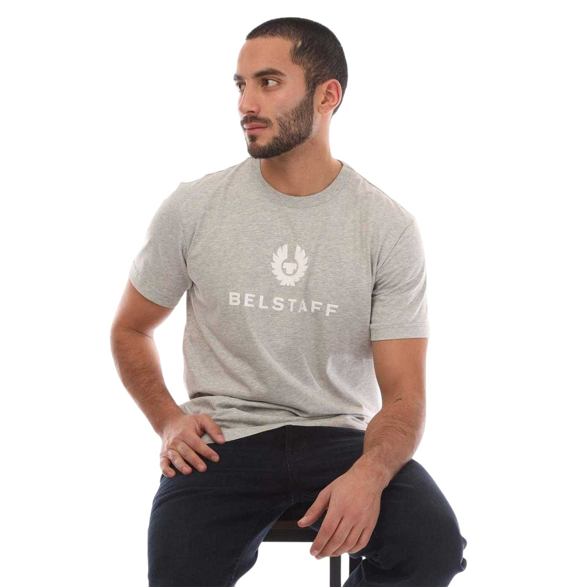 Silver - Lifestyle - Belstaff Mens Signature T-Shirt