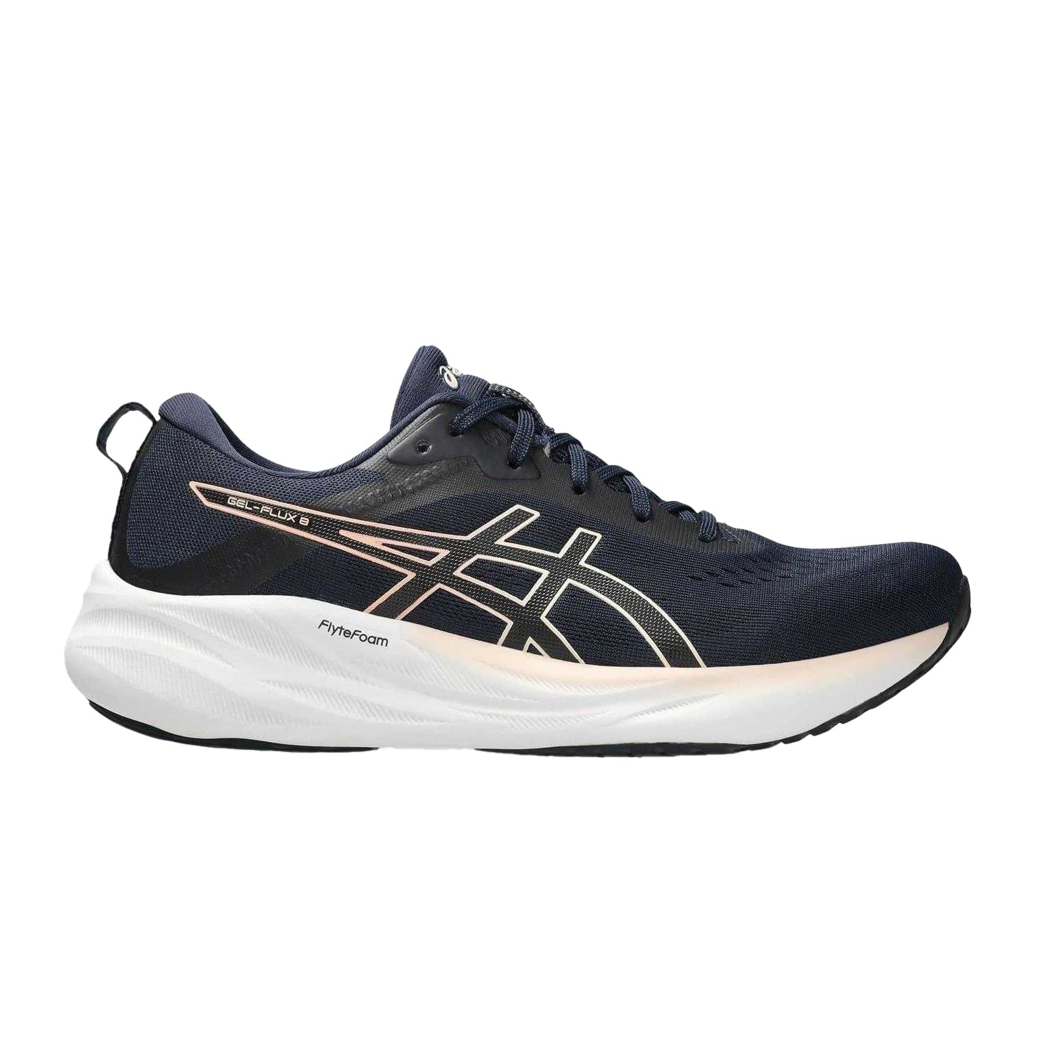 Midnight - Front - Asics Womens-Ladies Gel Flux 8 Shoes