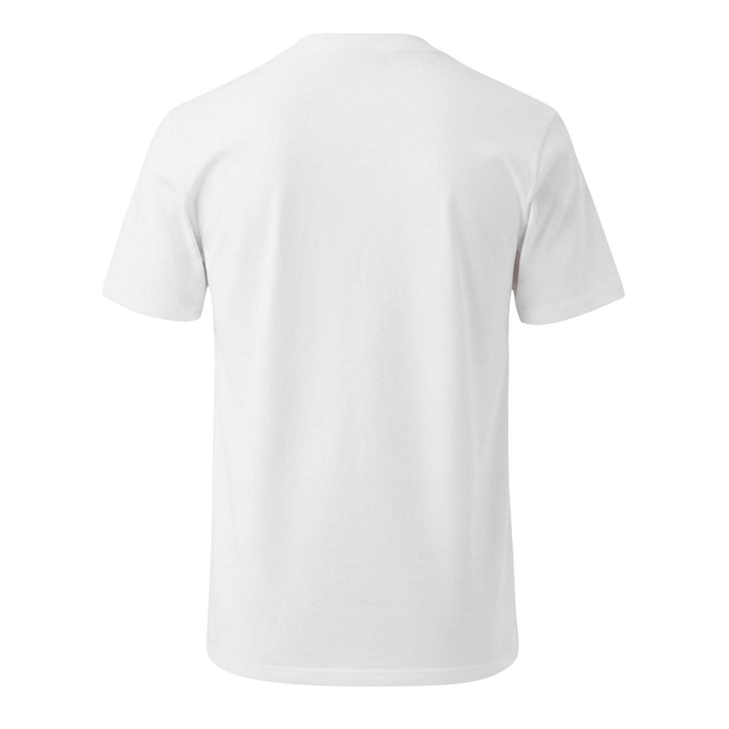 White - Back - Patrick Mens Patch T-Shirt